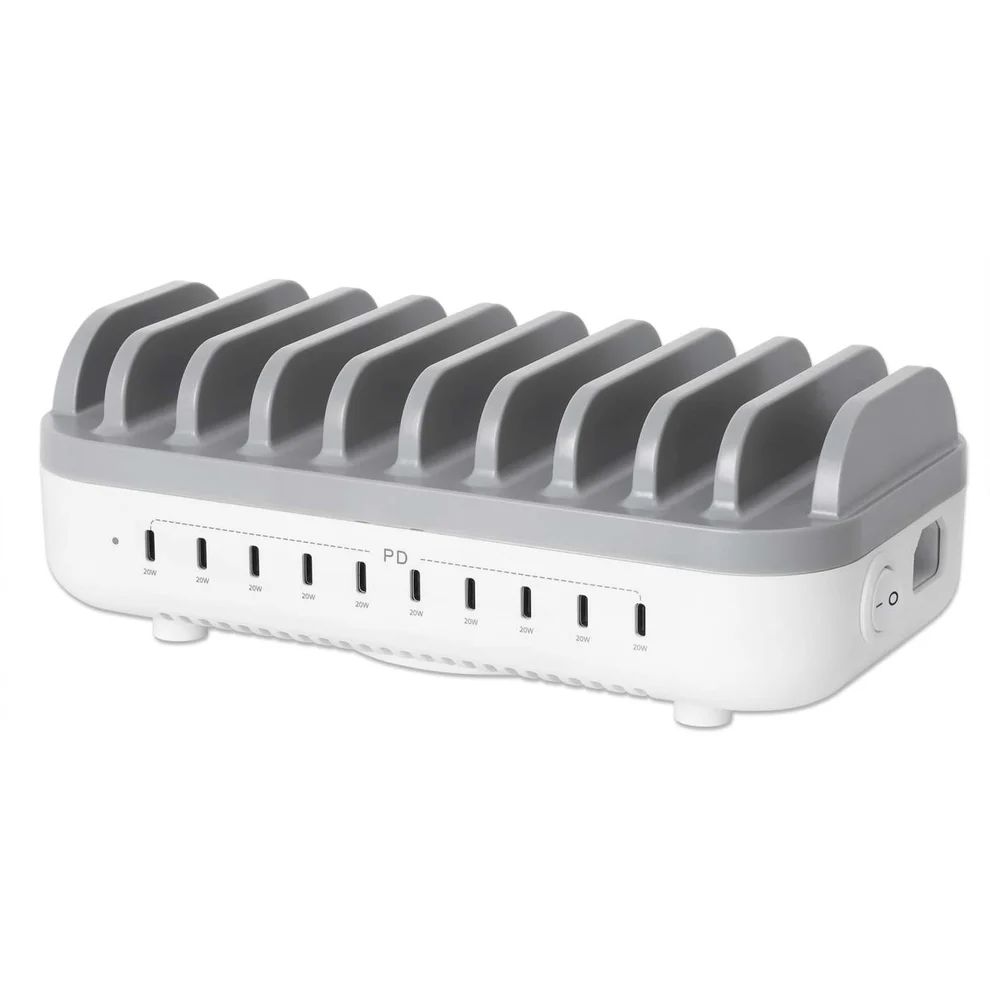 Manhattan 10-Port USB-C Power Delivery Charging Station