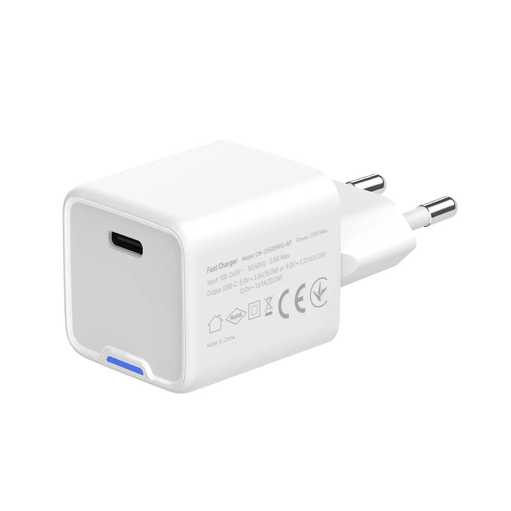 ColorWay CW-CHS059PD-WT AC Charger GaN Mini 20W White