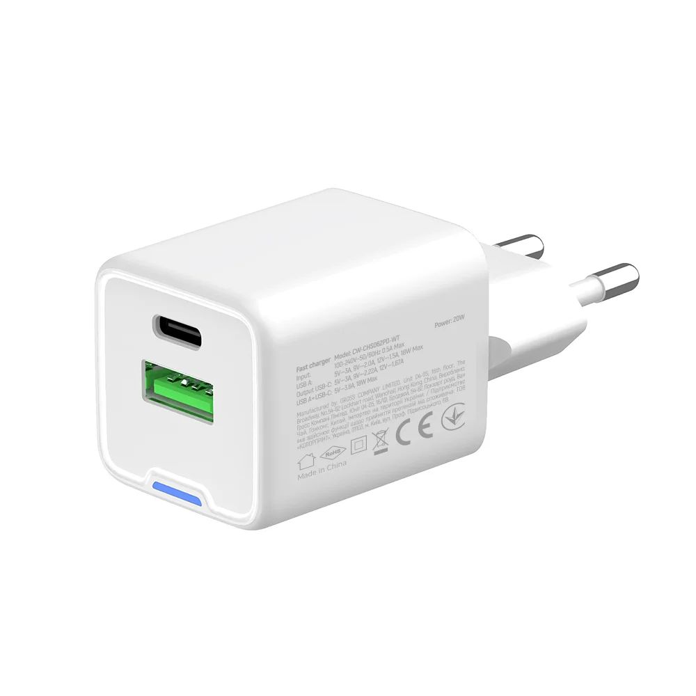 ColorWay CW-CHS062PD-WT AC Charger ColorWay GaN Mini 20W White