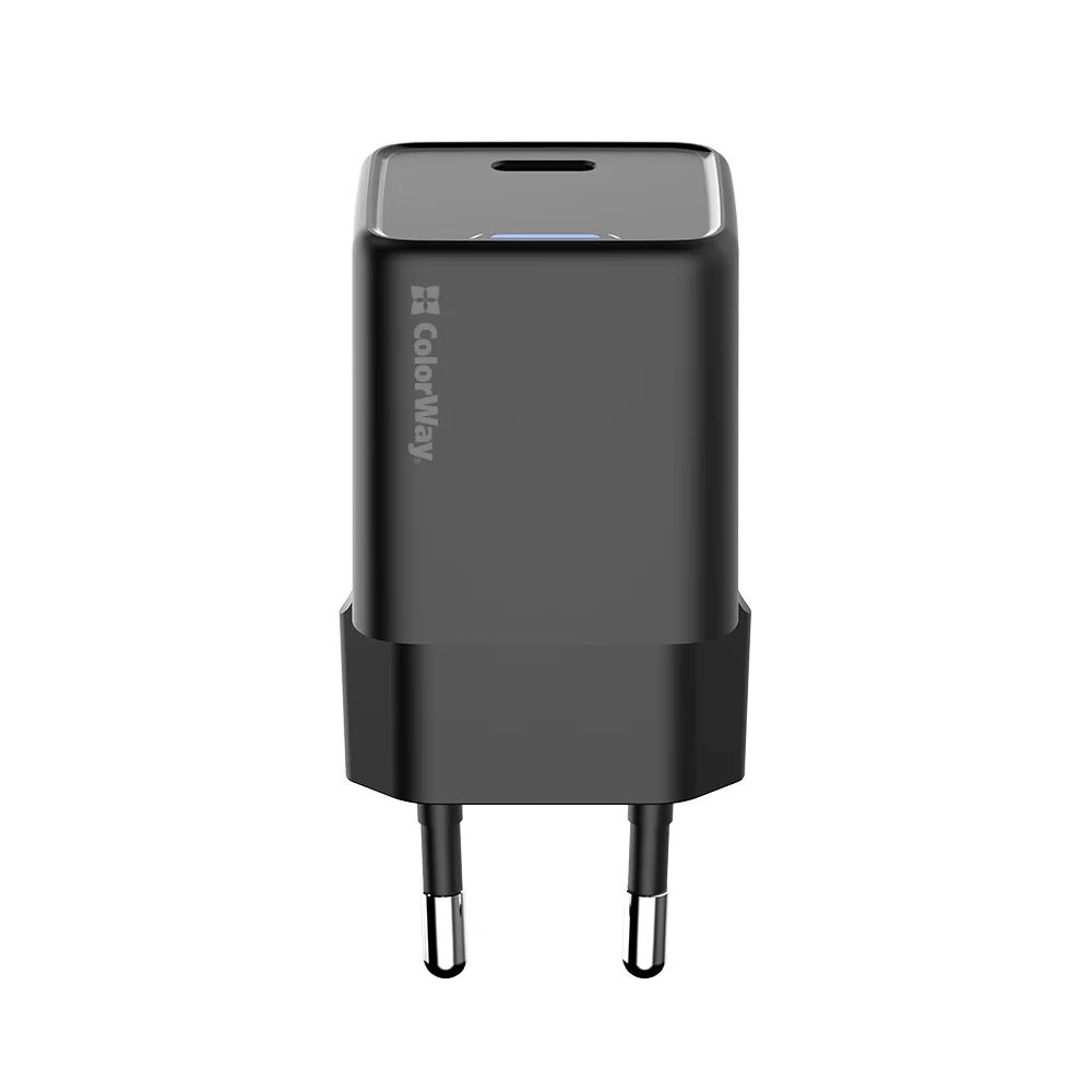 ColorWay CW-CHS052PD-BK AC Charger ColorWay GaN Mini 25W Black