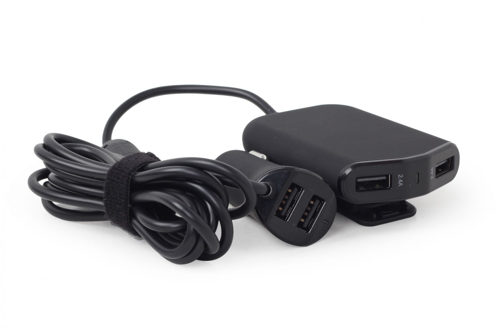 Gembird EG-4U-CAR-01 Pure Power 4-Port Car Charger Black