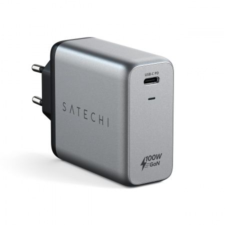 Satechi 100W USB-C PD Wall Charger Space Gray