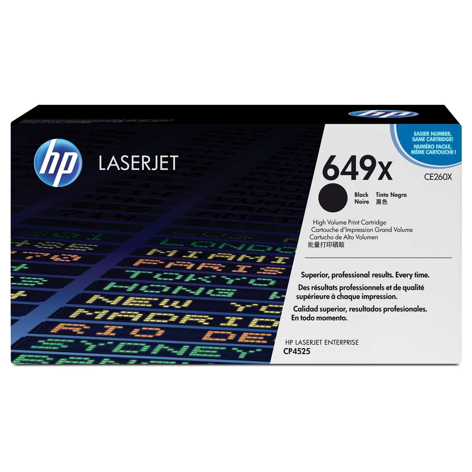 HP CE260X (649X) Black toner