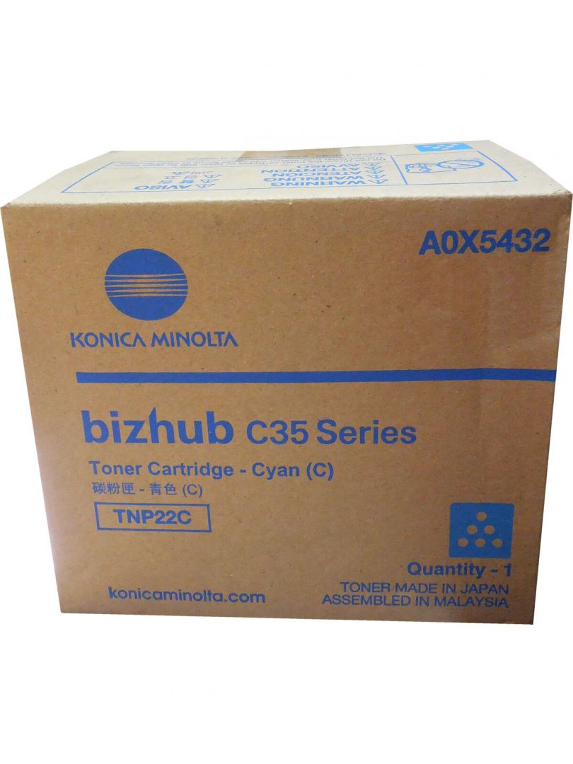 Konica Minolta Bizhub C-35 (TNP-22C) Cyan toner