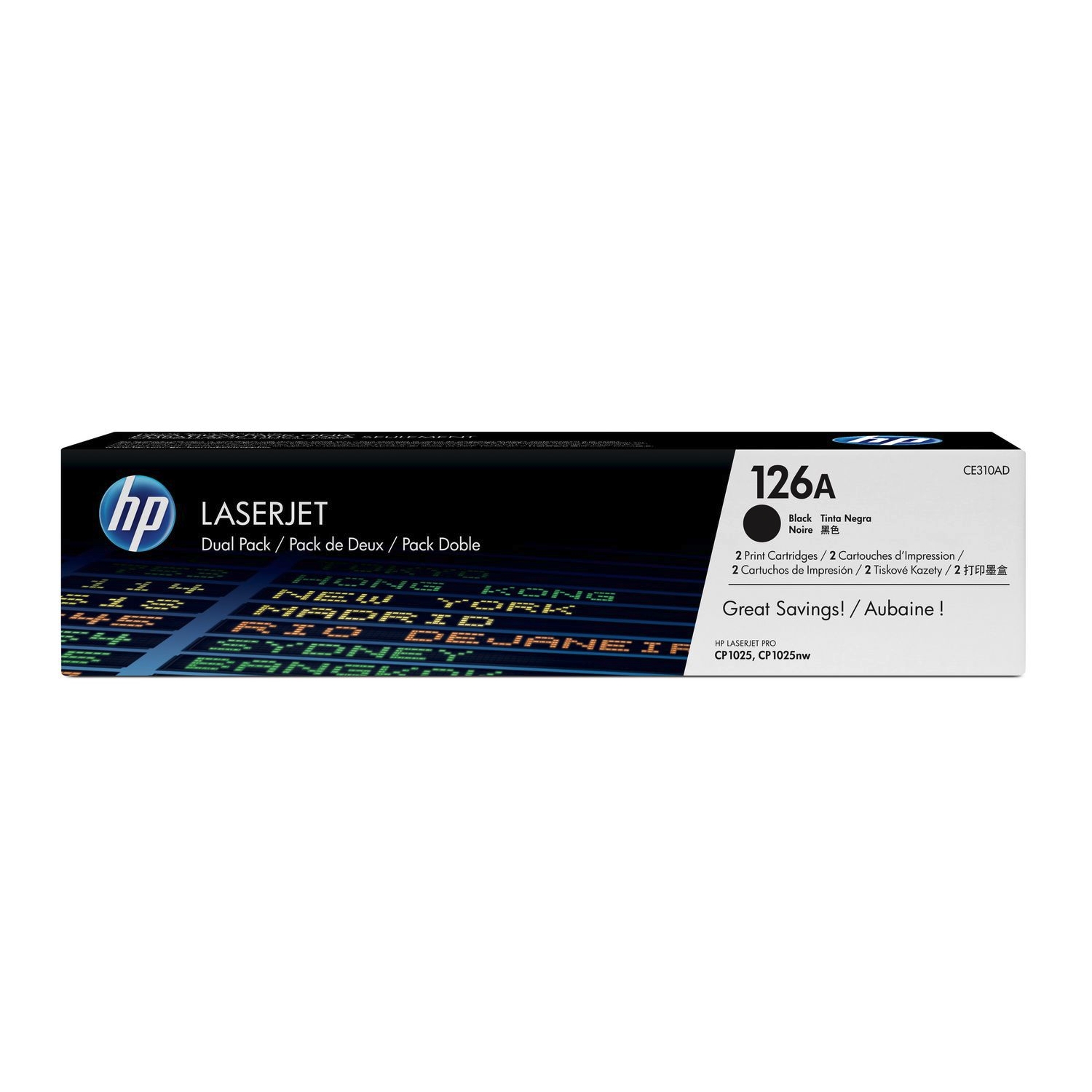 HP CE310AD (126A) 2-pack Black toner