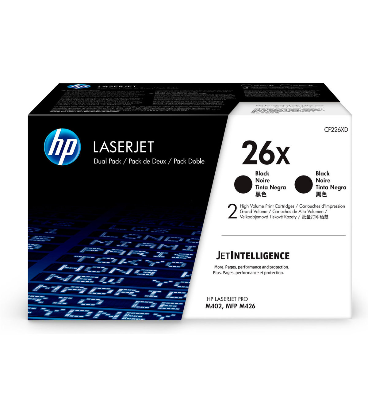 HP CF226XD (26X) 2-pack Black toner