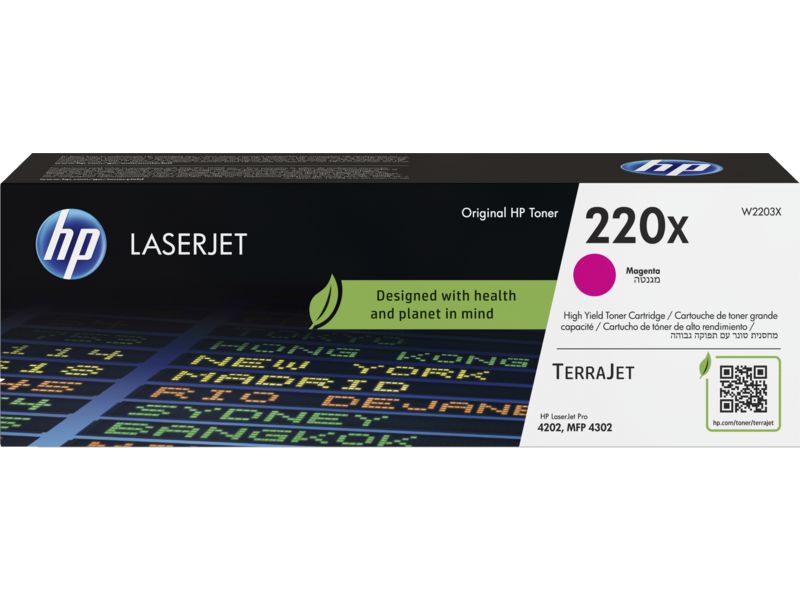 HP 220X Magenta toner