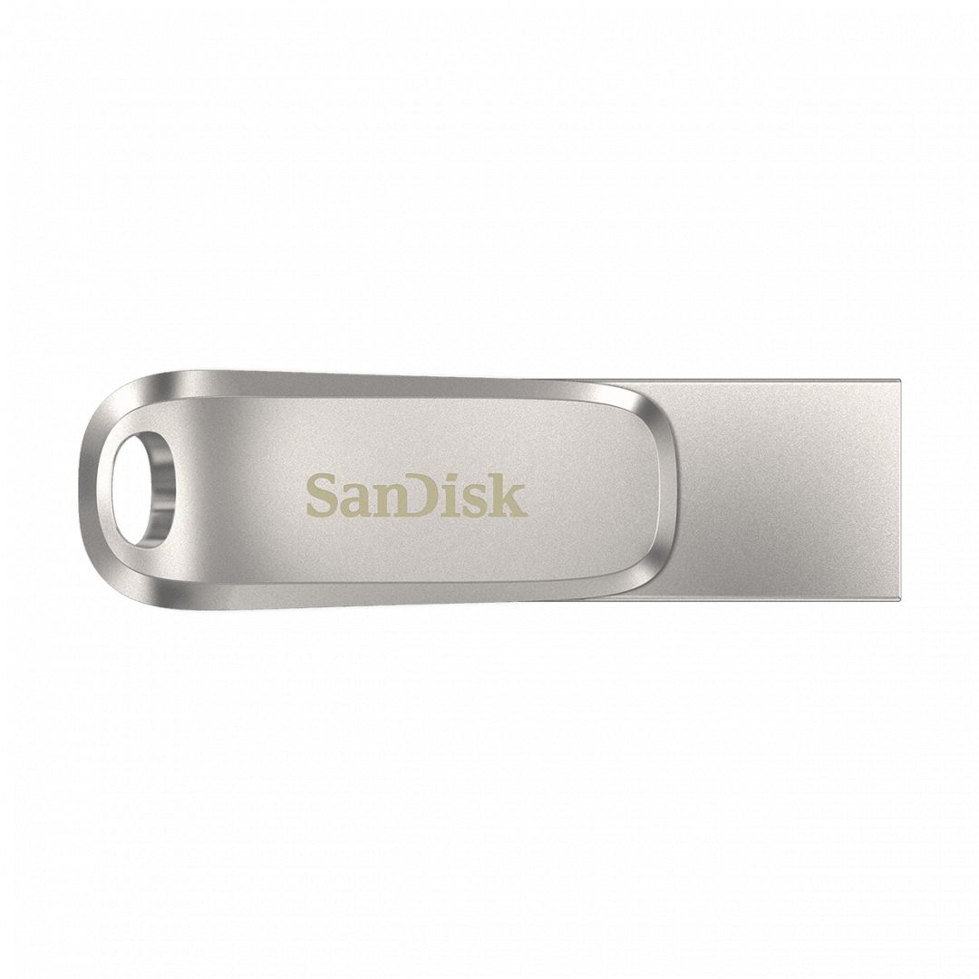 Sandisk 512GB Ultra Dual Drive Luxe USB Type-C Flash Drive Silver
