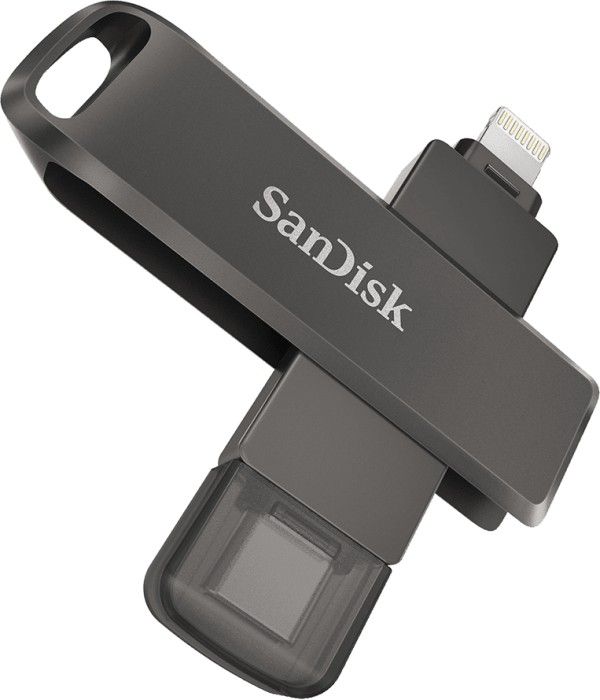 Sandisk 256GB USB3.1 Type-C/Lightning iXpand Luxe Black