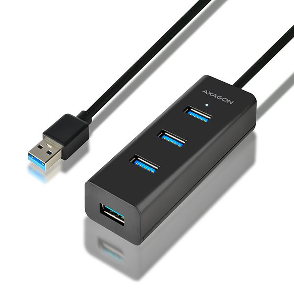 AXAGON HUE-S2B USB3.0 Charging Hub Black