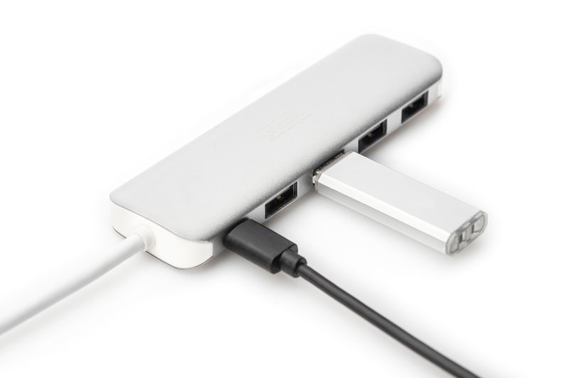Digitus DA-70242-1 USB Type-C 4 port hub (USB 3.0) + PD