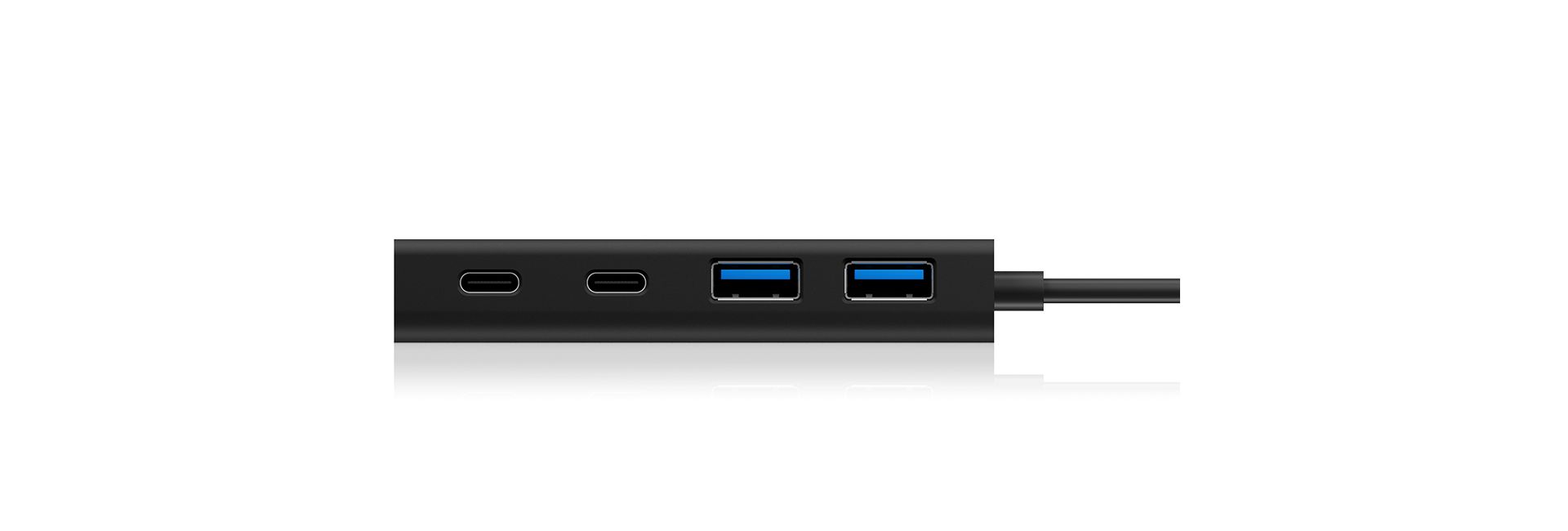 Raidsonic IcyBox IB-HUB1426-U3 USB3.0 Hub Type-A to 2xType-C and 2x Type-A ports Black