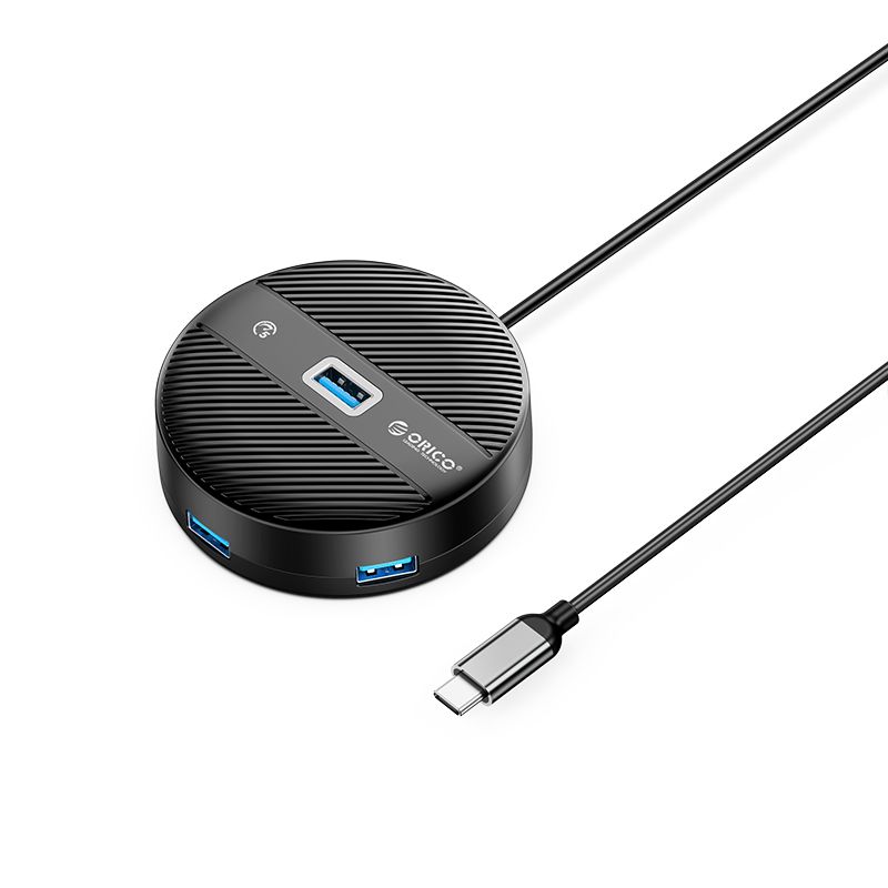 Orico YS2-C3-03-BK-BP 4-portos USB3.0 Type-C HUB Black
