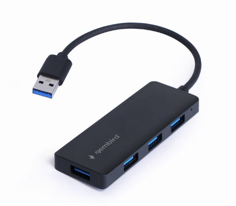 Gembird 4-portos USB 3.1 HUB Black