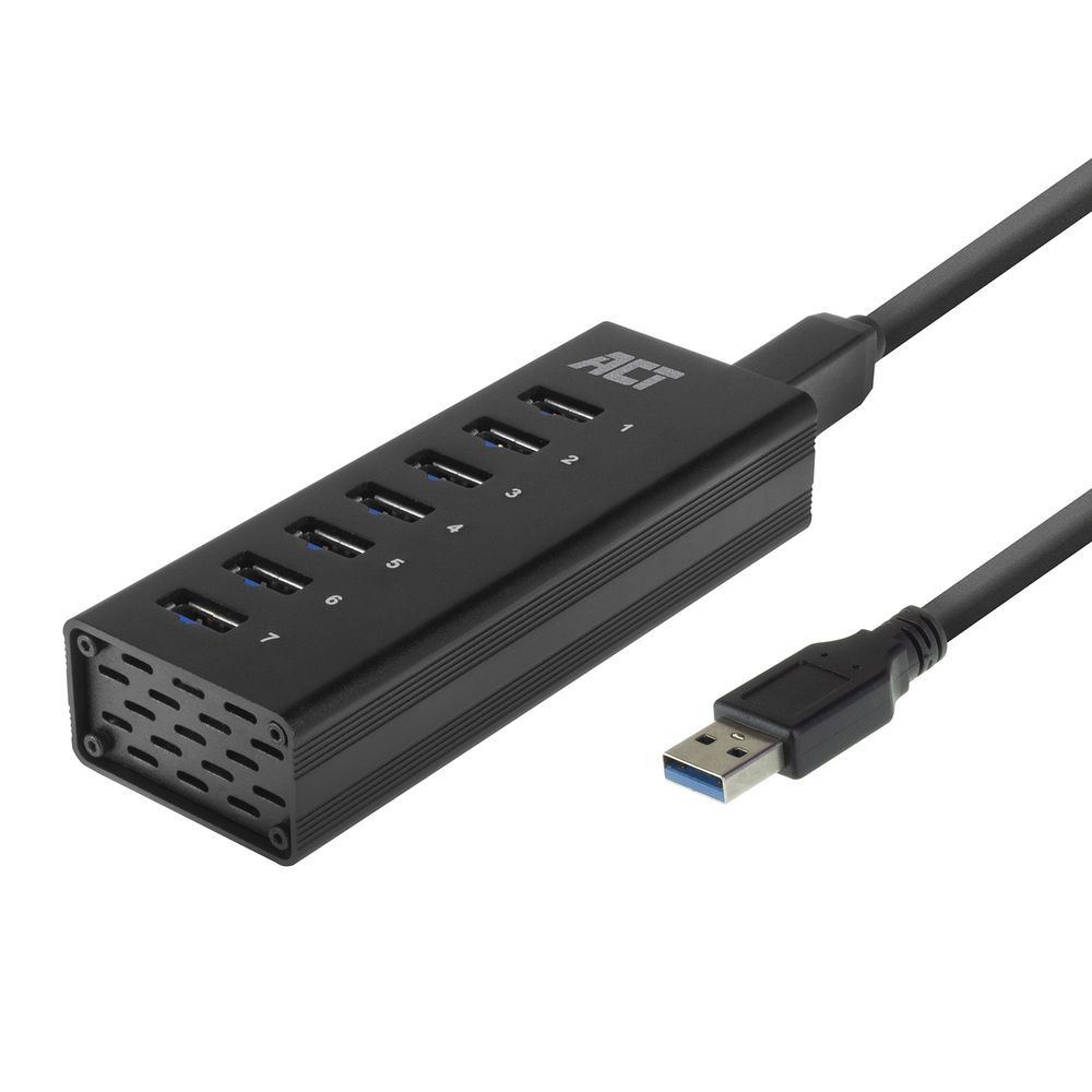 ACT AC6315 USB 3.2 7.Port Hub Black