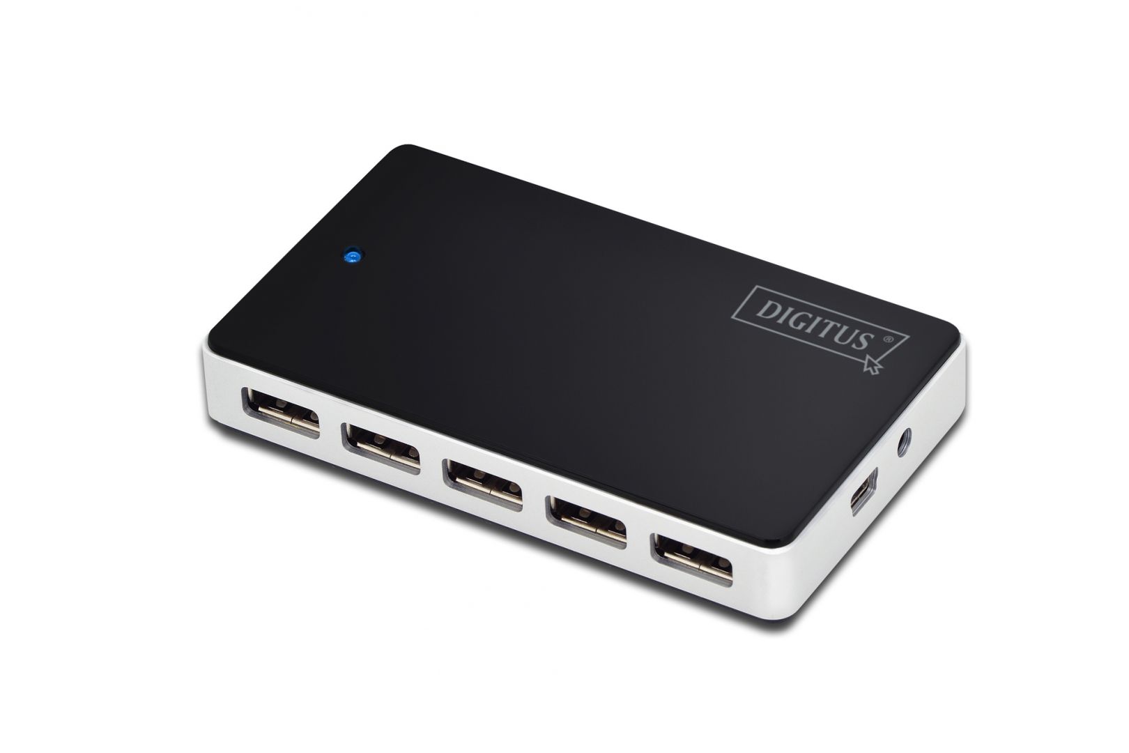 Digitus USB 2.0 Hub 10-port, 10x USB A/F, 1x USB mini