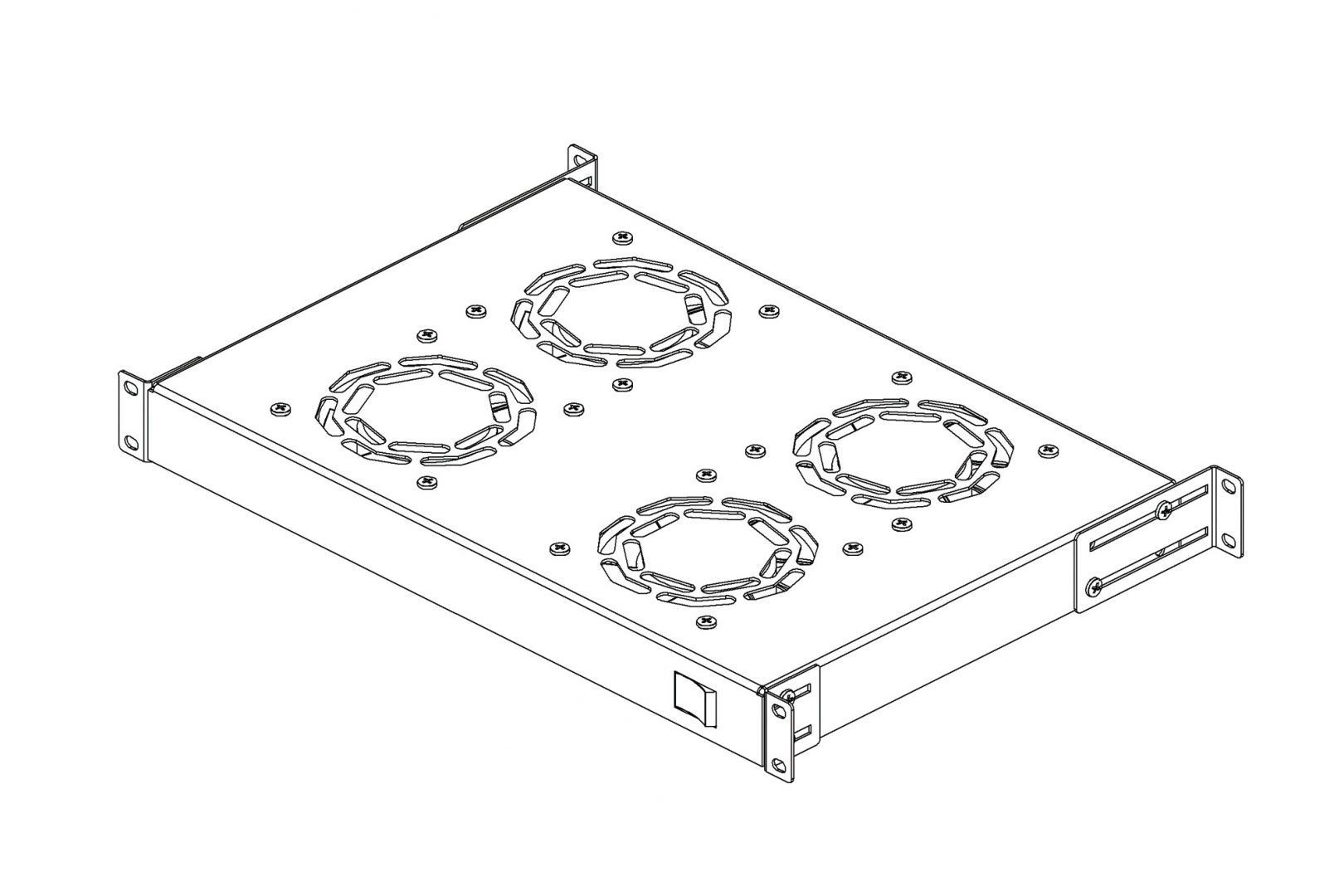 Digitus Ventilation unit for 483 mm (19