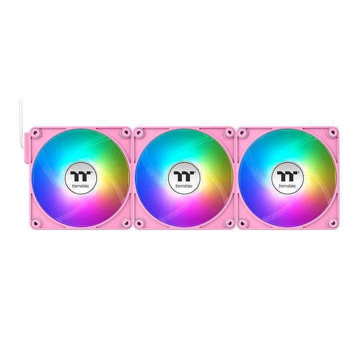 Thermaltake CT140 EX ARGB Sync PC Cooling Fan Pink (3-Fan Pack)