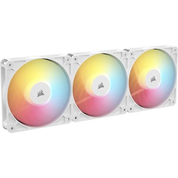 Corsair RS120 Reverse ARGB 120mm PWM Fan (3-pack) White