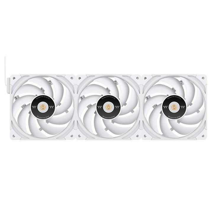 Thermaltake ToughFan EX12 Pro High Static Pressure PC Cooling Fan Swappable Edition White (3-Fan Pack)