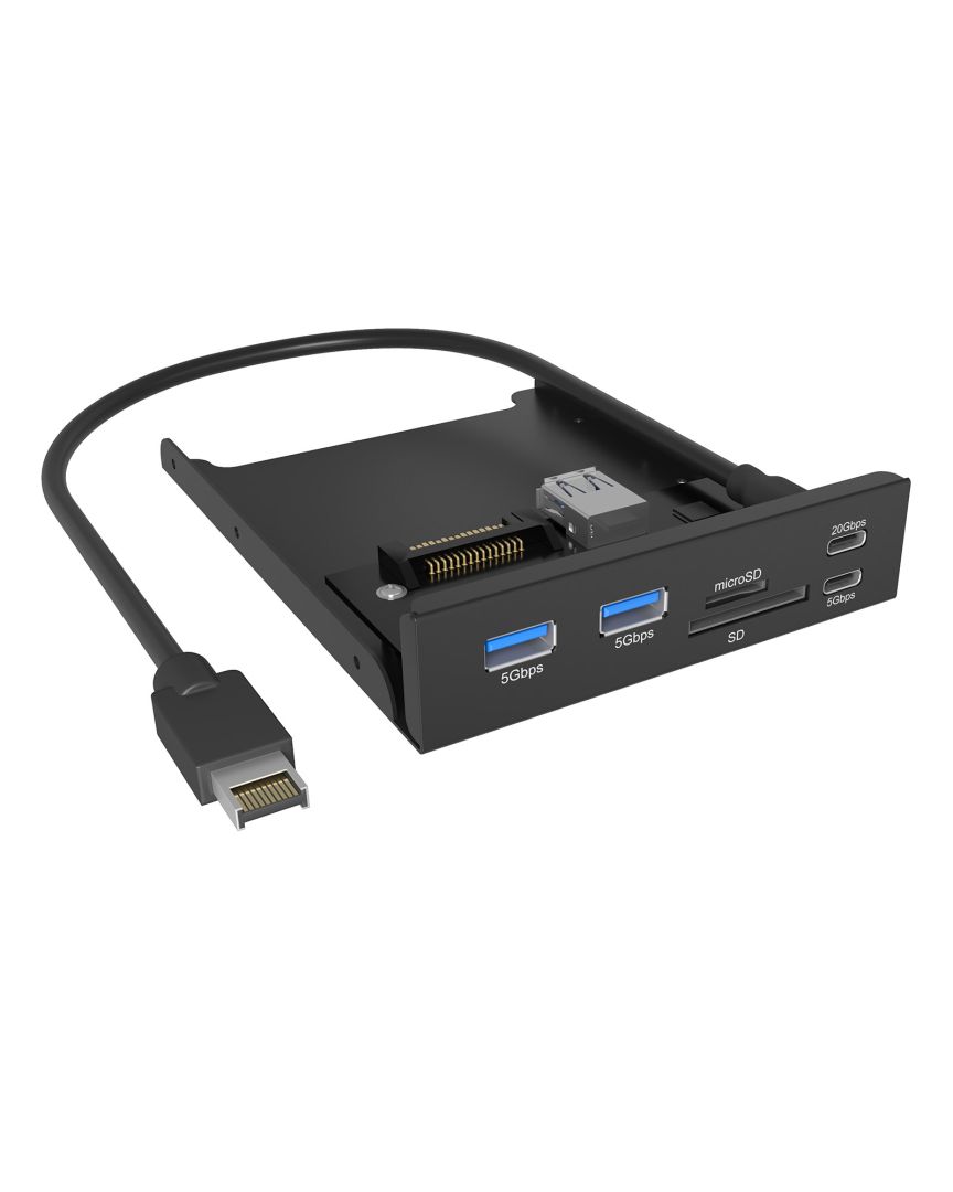 Raidsonic IcyBox IB-HUB1419-i3 Front Panel for 3.5
