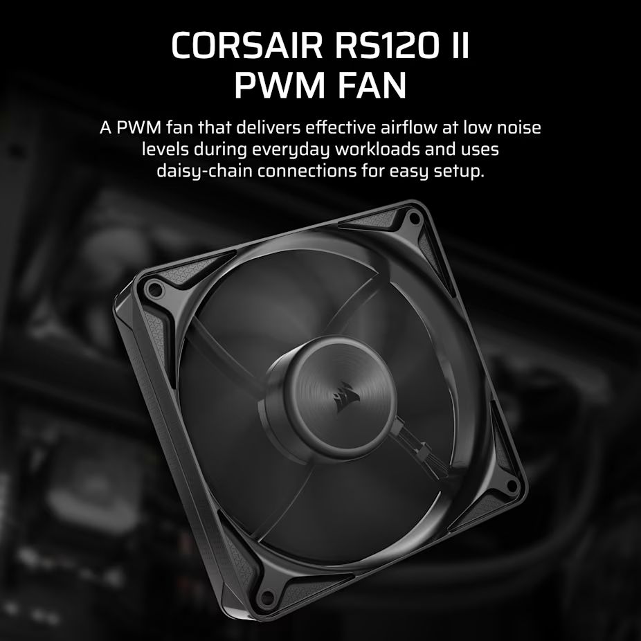 Corsair RS120 II 120mm PWM Black
