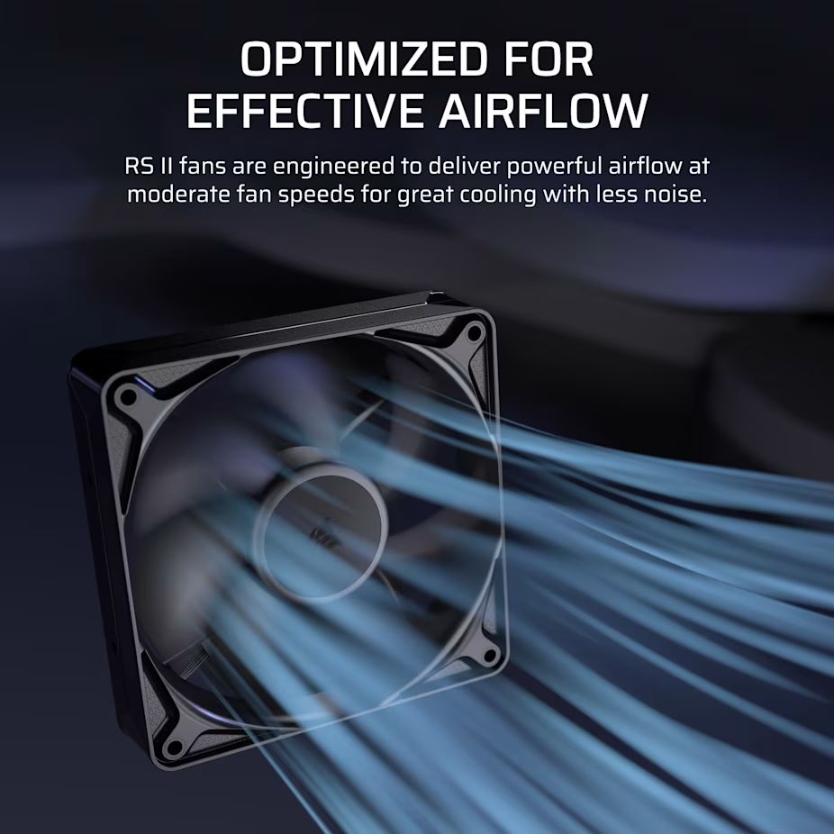 Corsair RS120 II 120mm PWM Black