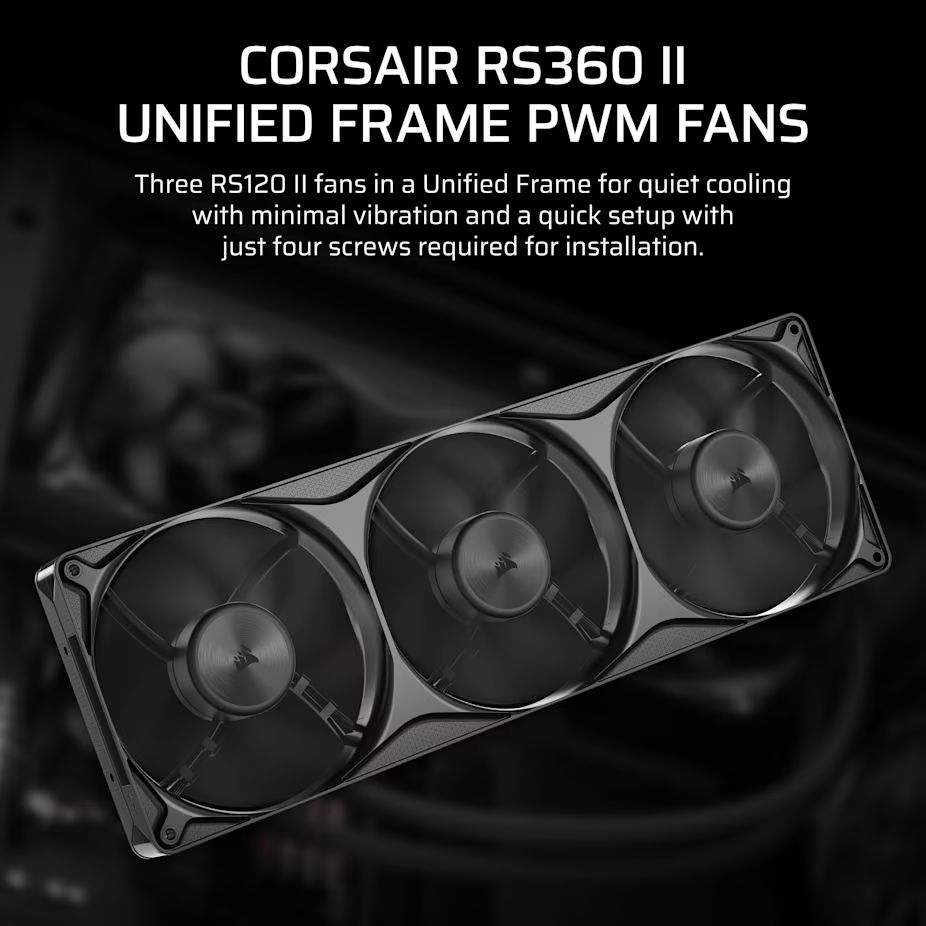 Corsair RS360 II Unified Frame PWM Black