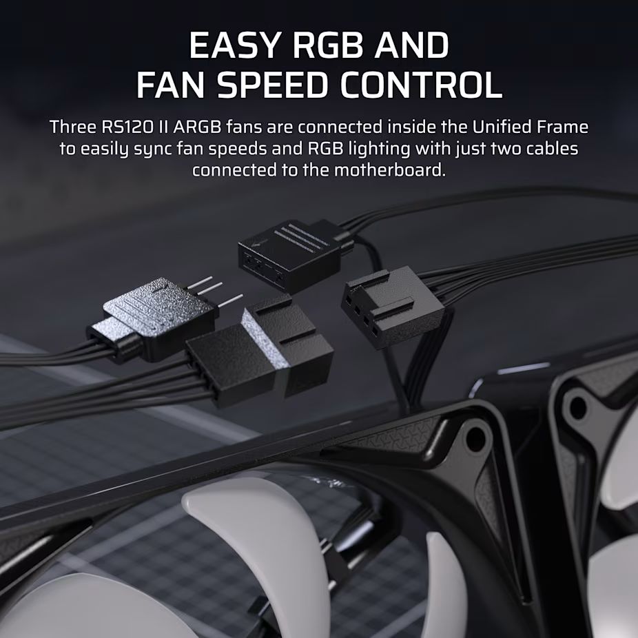 Corsair RS360 II ARGB Unified Frame PWM Black