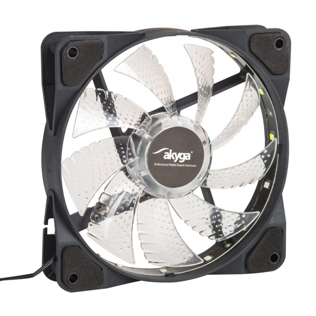 Akyga AW-12D-LED System Fan 12cm Rainbow LED