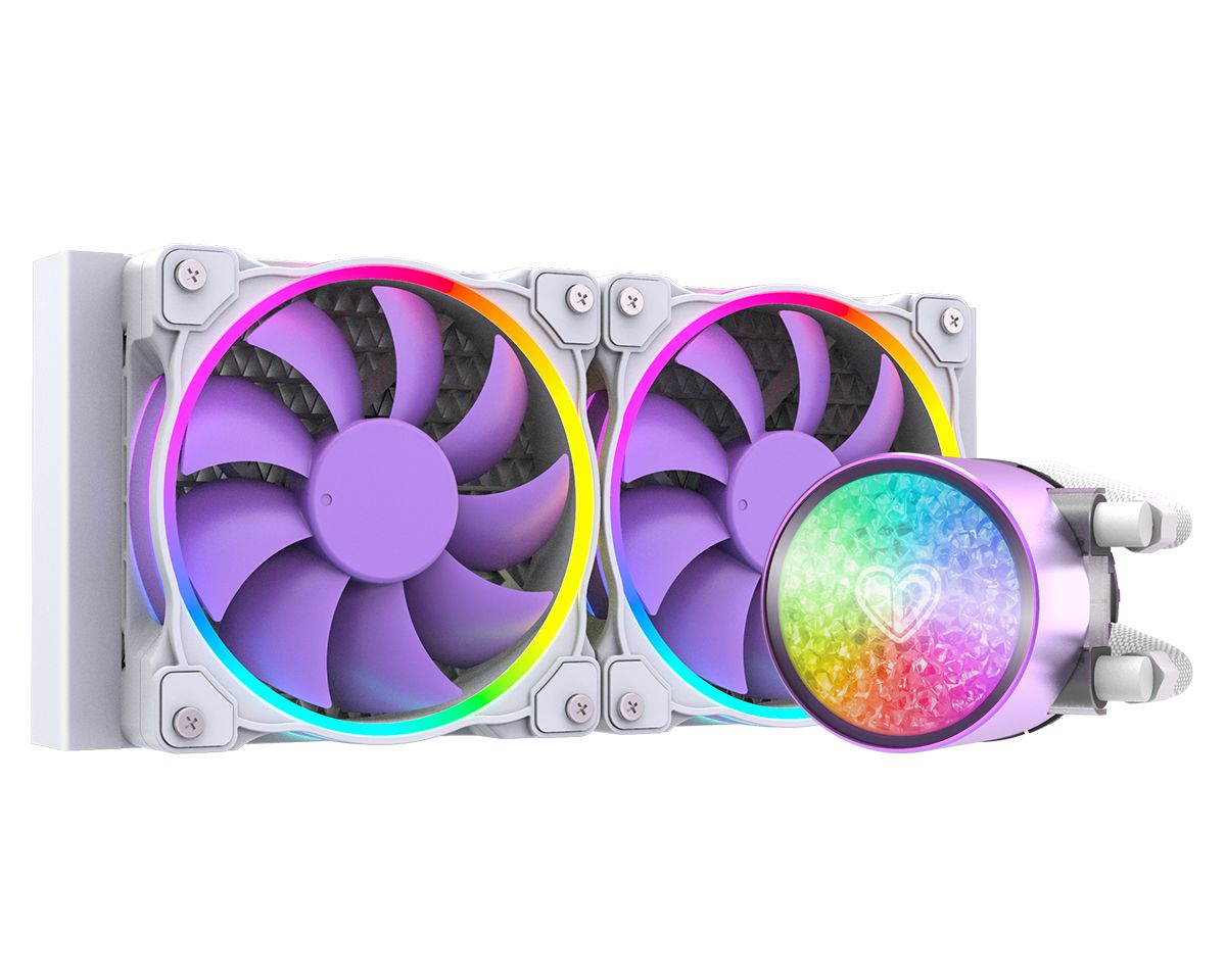 ID-COOLING PINKFLOW 240 DIAMOND PURPLE