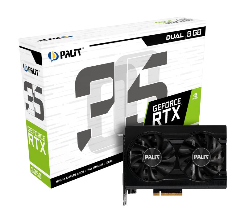 Palit GeForce RTX3050 8GB DDR6 Dual