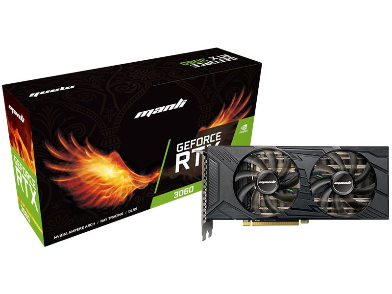 Manli GeForce RTX 3060 12GB DDR6 Twin