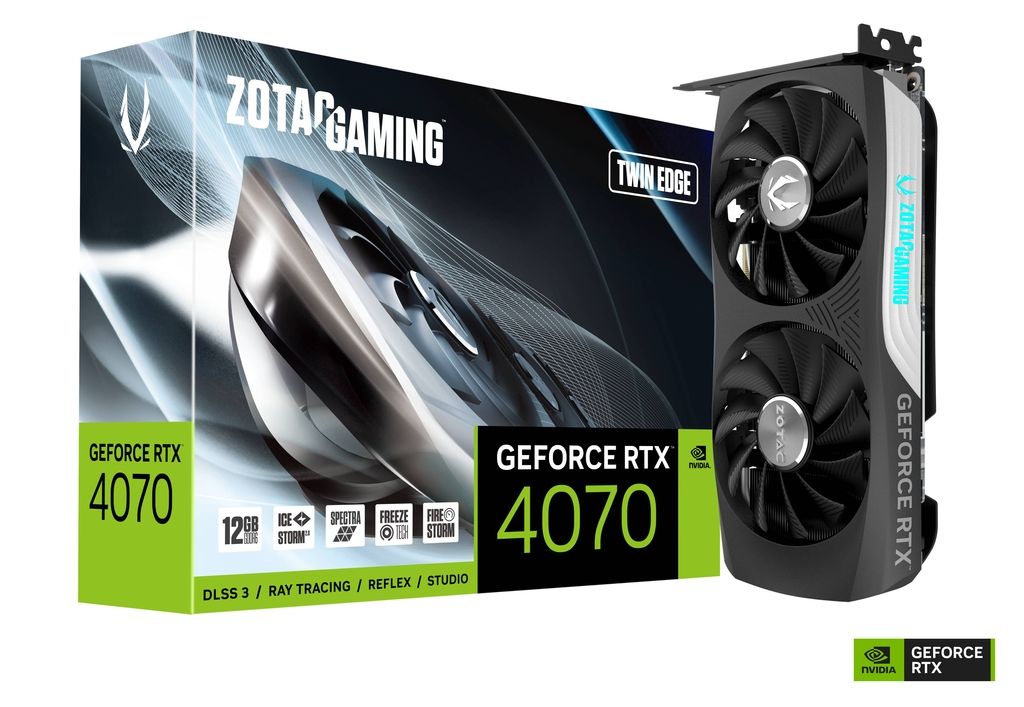 Zotac GeForce RTX4070 12GB DDR6 Twin Edge