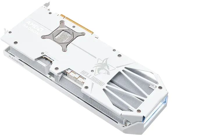 PowerColor RX9070 XT 16GB DDR6 Hellhound Spectral White