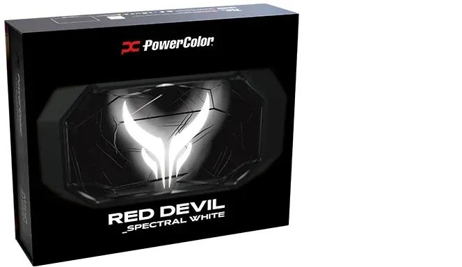 PowerColor RX9070 XT 16GB DDR6 Red Devil Spectral White