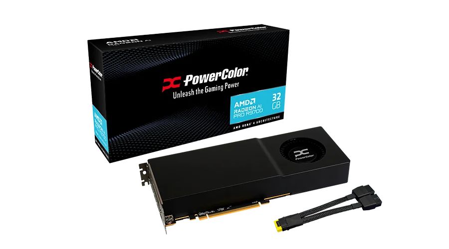 PowerColor Radeon AI PRO R9700 32GB DDR6