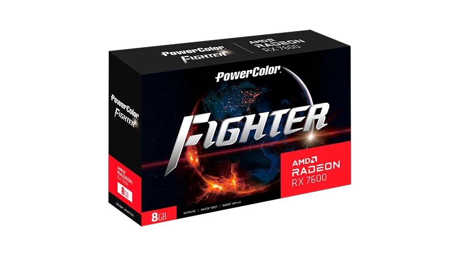 PowerColor RX 7600 8GB DDR6 Fighter V2