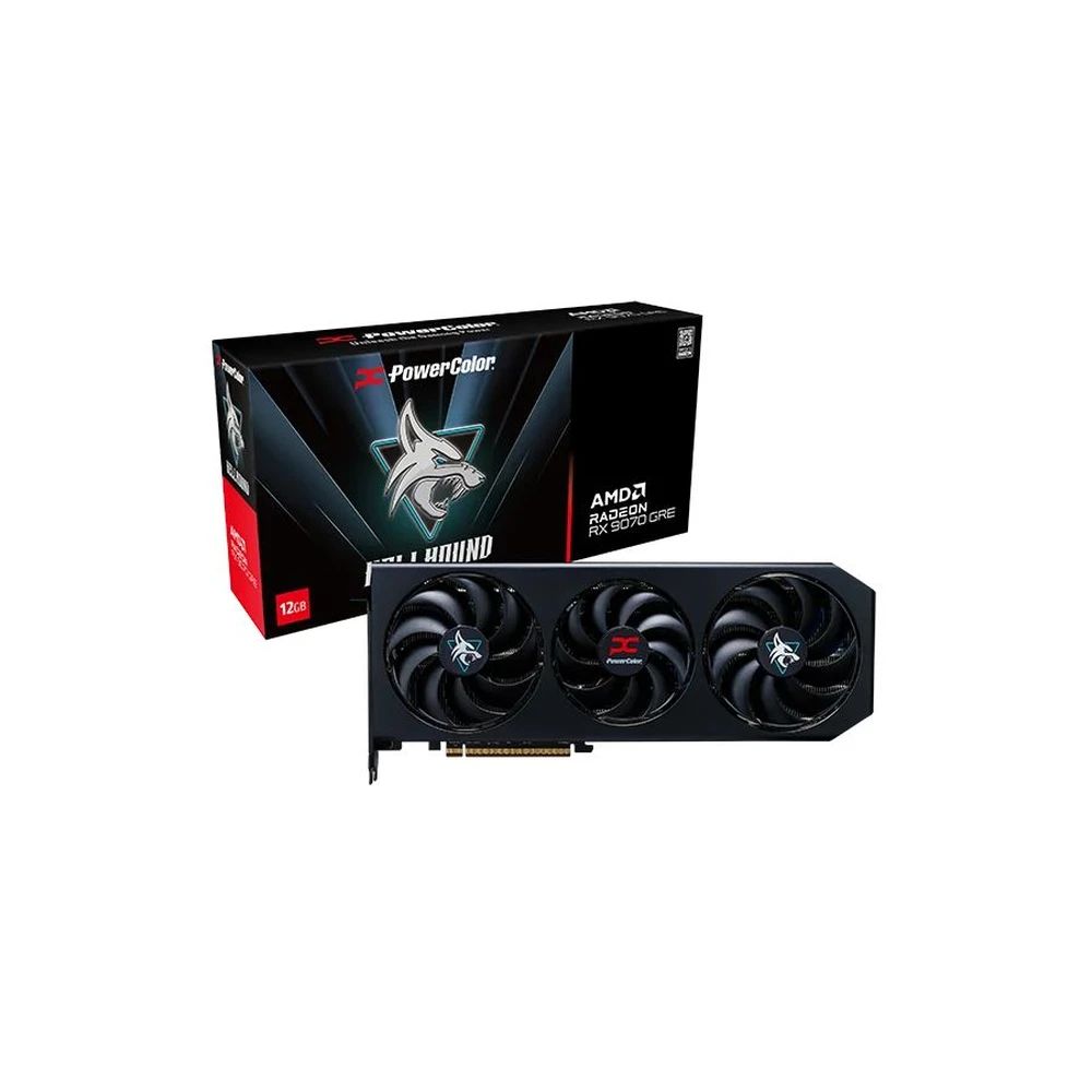 PowerColor RX9070GRE 12GB DDR6 Hellhound