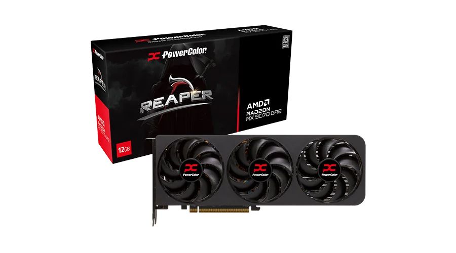 PowerColor RX9070GRE 12GB DDR6 Reaper