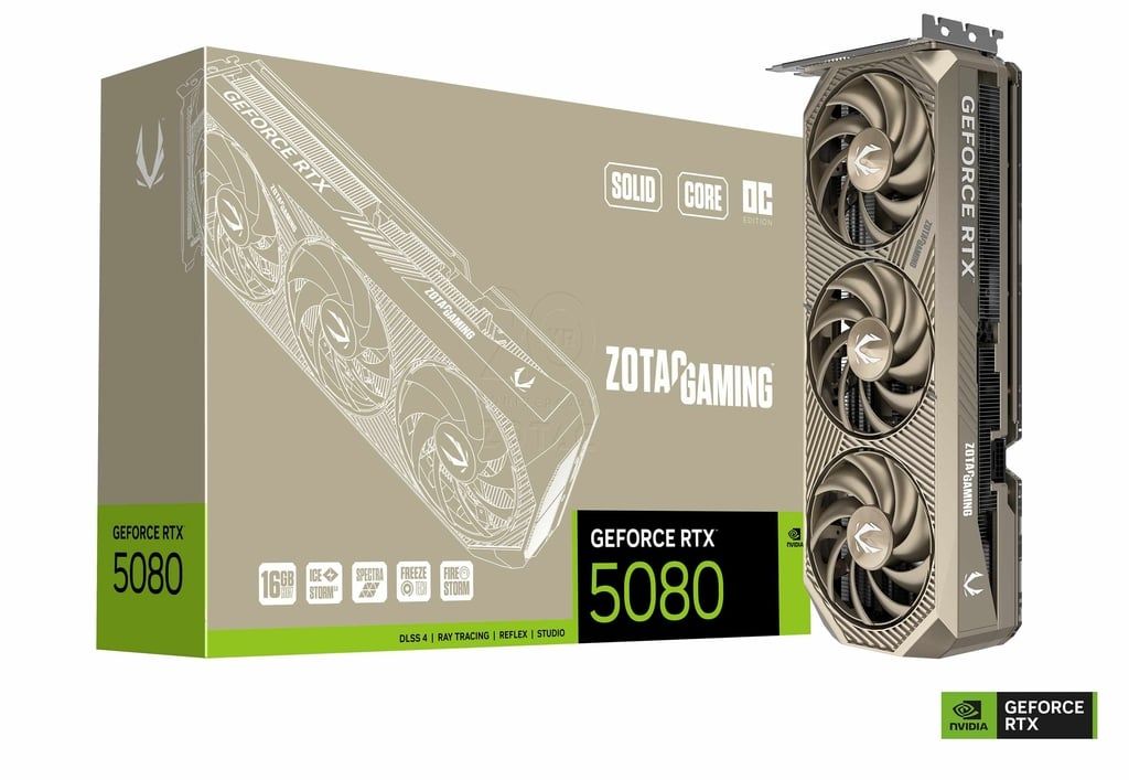 Zotac GeForce RTX5080 16GB DDR7 Solid Core OC 20th Anniversary Edition