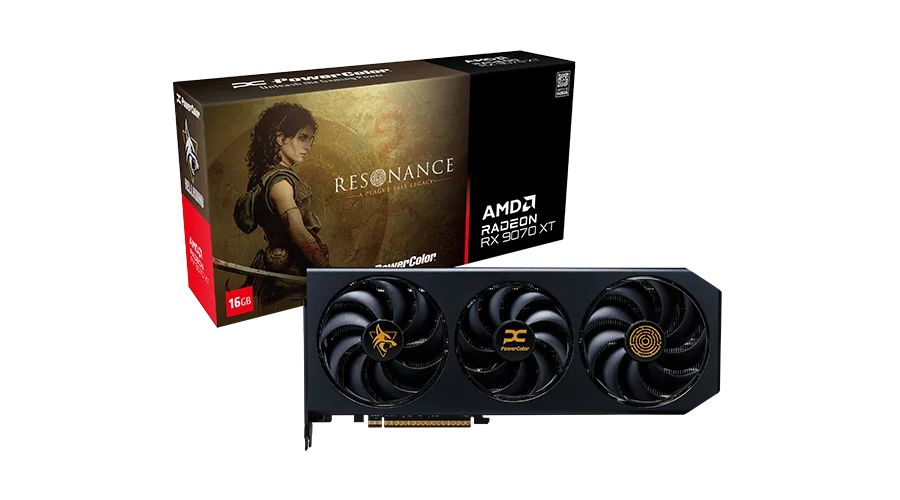 PowerColor RX9070 XT 16GB GDDR6 Hellhound Resonance Edition