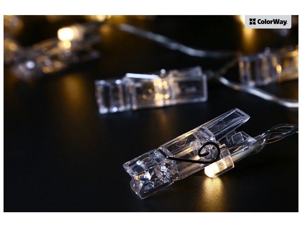 ColorWay LED garland photo clip string light 40 LED/4.2M USB