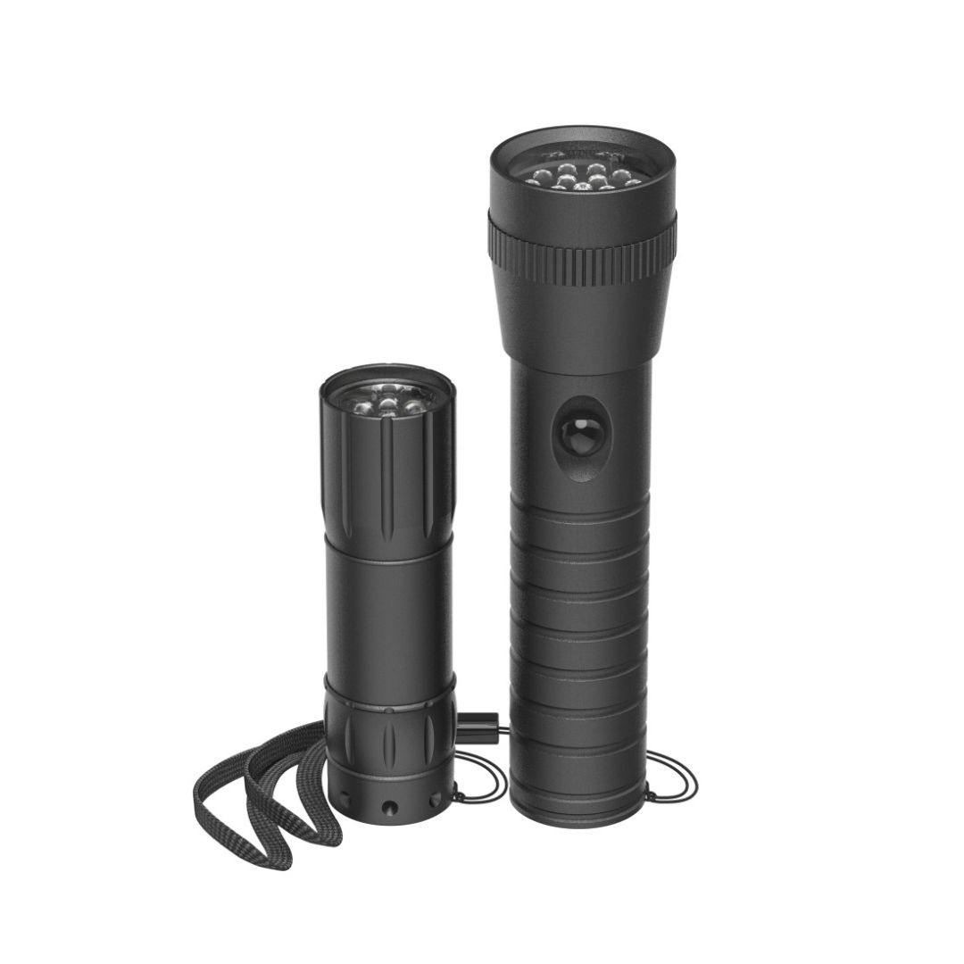 Hama FL-Duo LED zseblámpa Black (2 db)