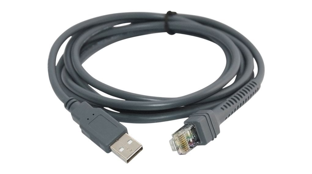 Zebra CBA-U01-S07ZAR USB Data Transfer Cable 2m Grey