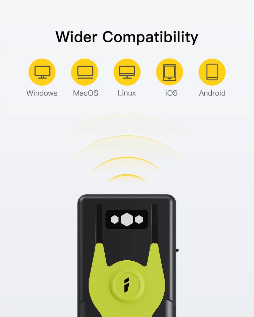 Inateck BCST-42 Vonalkódolvasó Black