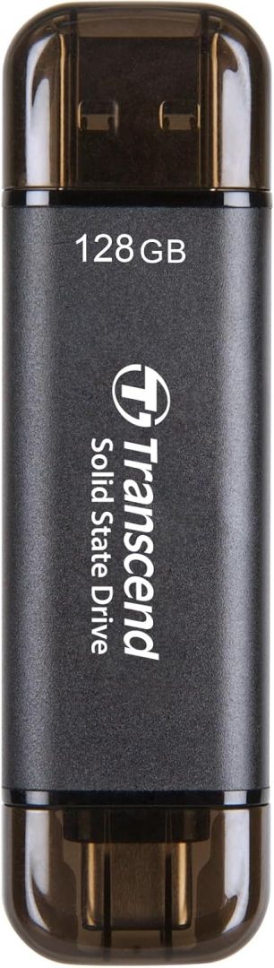 Transcend 128GB USB3.0/USB Type-C ESD310C Black