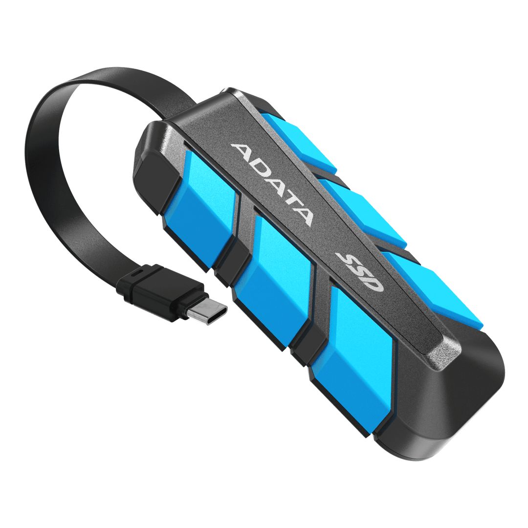 A-Data 500GB USB3.2 Type-C SC740 Black/Blue