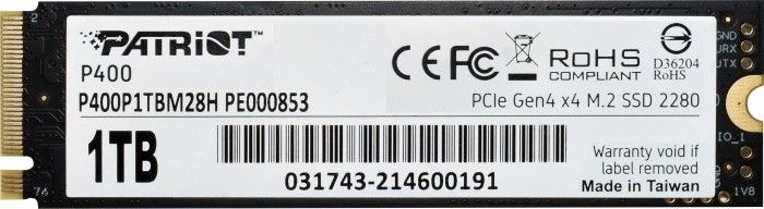 Patriot 1TB M.2 2280 NVMe P400