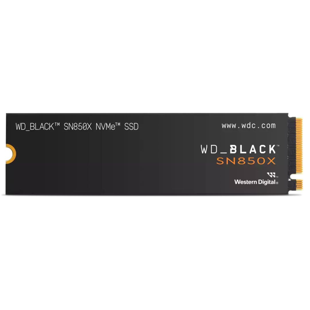 Western Digital 1TB M.2 2280 NVMe SN850X Without Heatsink Black